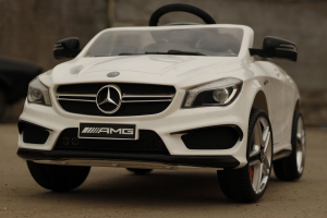 Masinuta electrica Mercedes CLA45 STANDARD 2x 25W 12V #ALB [2]