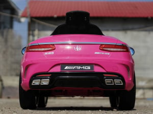 Masinuta electrica pentru fetite Mercedes S63, roz [3]