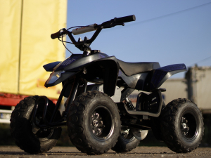 Mini ATV electric Pentru copii NITRO Eco Trio Quad 350W 24V #Albastru [4]