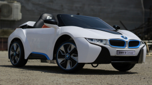 Masinuta electrica BMW I8 alba pentru copii 2-7 ani [1]
