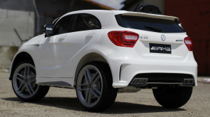 Masinuta electrica copii premium Mercedes AMG alba [4]
