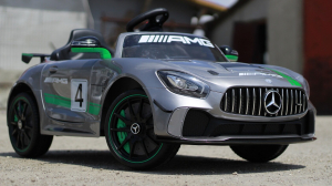 Masinuta electrica copii 2-5 ani Mercedes GT-R gri [2]