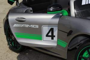 Masinuta electrica copii 2-5 ani Mercedes GT-R gri [5]