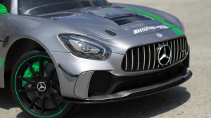 Masinuta electrica copii 2-5 ani Mercedes GT-R gri [6]
