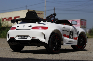Masinura electrica sport copii alba, Mercedes GT-R [4]