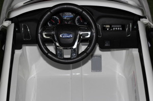 Masinuta electrica Ford Focus RS alb, copii 2-7 ani [6]