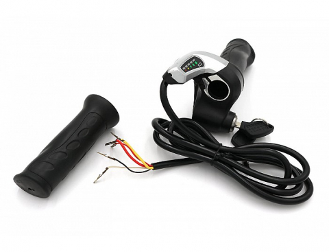 Piese & accesorii - Acceleratie pentru vehicule electrice 36V, 48V cu pornire din cheie si indicator baterie