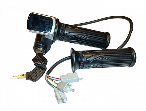 Piese & accesorii - Acceleratie pentru vehicule electrice 36V, 48V cu pornire din cheie si indicator baterie