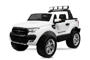 Masinute electrice - Masinuta electrica Ford Ranger 4x4 180W cu ROTI MOI #ALB