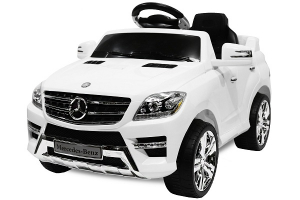 Masinute electrice - Masinuta electrica Mercedes ML350, alba pentru 2-4 ani