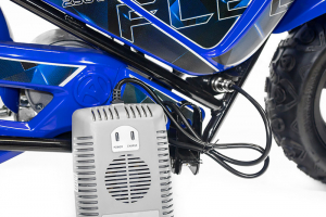 Mini Motocicleta electrica cu roti ajutatore, NITRO ECO Flee 300W 24V, culoare Albastru [4]