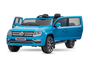 Masinute electrice - Volkswagen Amarok Pickup albastru pentru copii