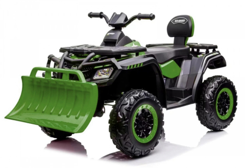 Masinute electrice - ATV electric 4x4 cu accesorii incluse, Kinderauto BJS615 320W 24V, culoare verde