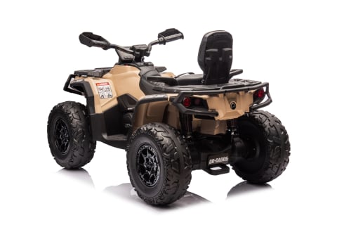 ATV electric pentru 2 copii Can Am Outlender 800W 24V Bombardier, culoare khaki [10]