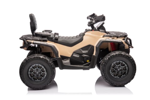 ATV electric pentru 2 copii Can Am Outlender 800W 24V Bombardier, culoare khaki [7]