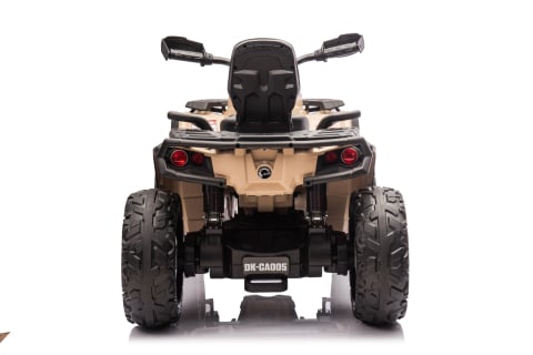 ATV electric pentru 2 copii Can Am Outlender 800W 24V Bombardier, culoare khaki [3]