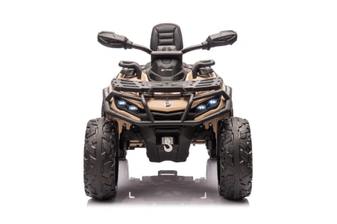 ATV electric pentru 2 copii Can Am Outlender 800W 24V Bombardier, culoare khaki [1]