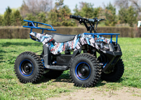 ATV electric NITRO ECO Torino Cross, 1000W, albastru [4]