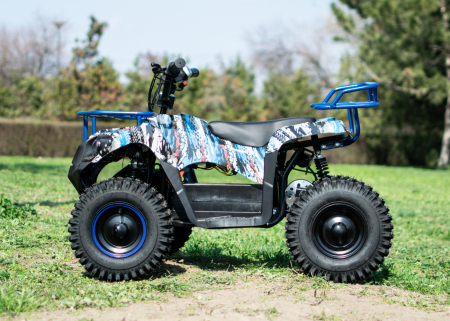 ATV electric NITRO ECO Torino Cross, 1000W, albastru [7]