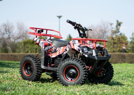 ATV electric NITRO ECO Torino Cross, 1000W, rosu [3]