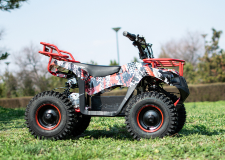 ATV electric NITRO ECO Torino Cross, 1000W, rosu [4]