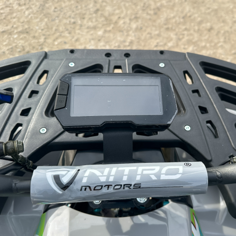 ATV electric ECO DustRider XXL 1500W 60V 20Ah cu diferential, roti 8 inch, gri [12]