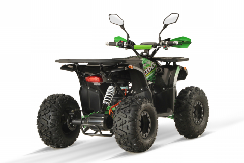 ATV electric ECO DustRider XXL 1500W 60V 20Ah cu diferential, roti 8 inch, verde [2]