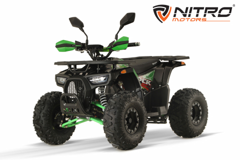 ATV electric ECO DustRider XXL 1500W 60V 20Ah cu diferential, roti 8 inch, verde [1]