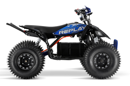 ATV electric ECO Replay XXL 1000W 48V 20Ah cu diferential, roti 8 inch, culoare Albastru [9]