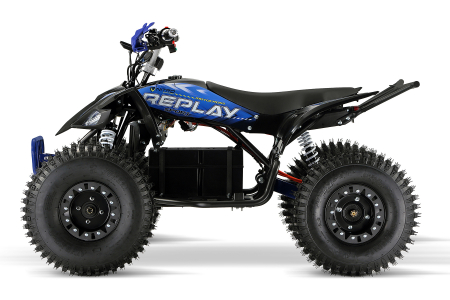 ATV electric ECO Replay XXL 1000W 48V 20Ah cu diferential, roti 8 inch, culoare Albastru [3]