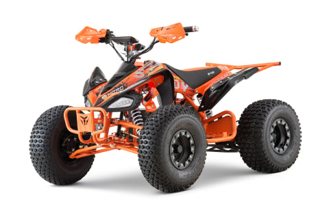 Produse in stoc - ATV electric ECO Speedy XXL 1500W 60V 20Ah cu diferential, roti 8 inch, culoare portocalie