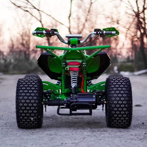 ATV electric ECO Speedy XXL 1500W 60V 20Ah cu diferential, roti 8 inch, culoare Verde [7]