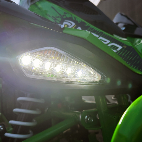 ATV electric ECO Speedy XXL 1000W 48V 20Ah cu diferential, roti 8 inch, culoare verde [7]