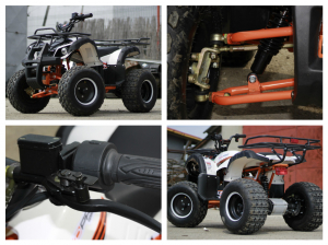 ATV electric Eco Toronto 1000W 48V 20Ah cu DIFERENTIAL #Alb [10]