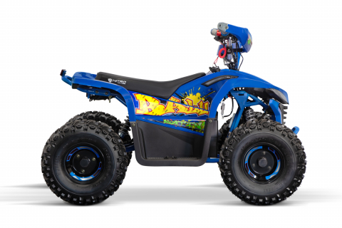 ATV electric Nitro Eco Balu 1600Wp 48V 20Ah cu roti 7 inch si diferential, albastru [20]