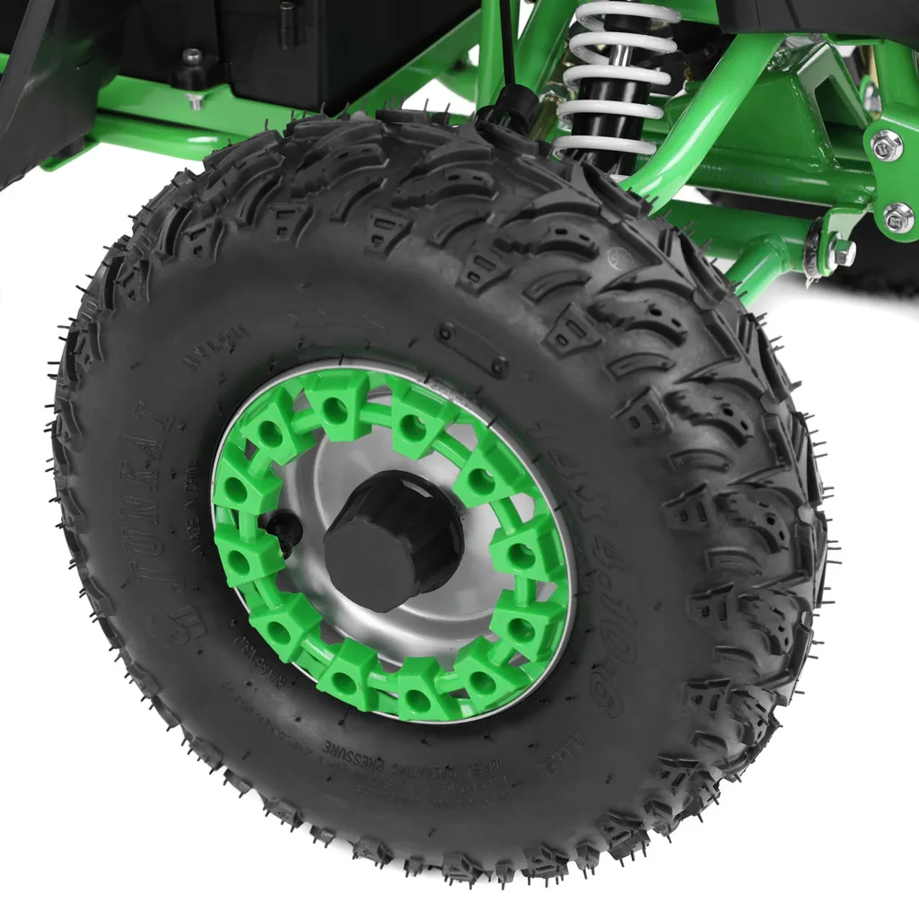 ATV electric Kinder Eco Wolf XXL 1200W 48V cu 3 viteza 6 inch, culoare verde [3]