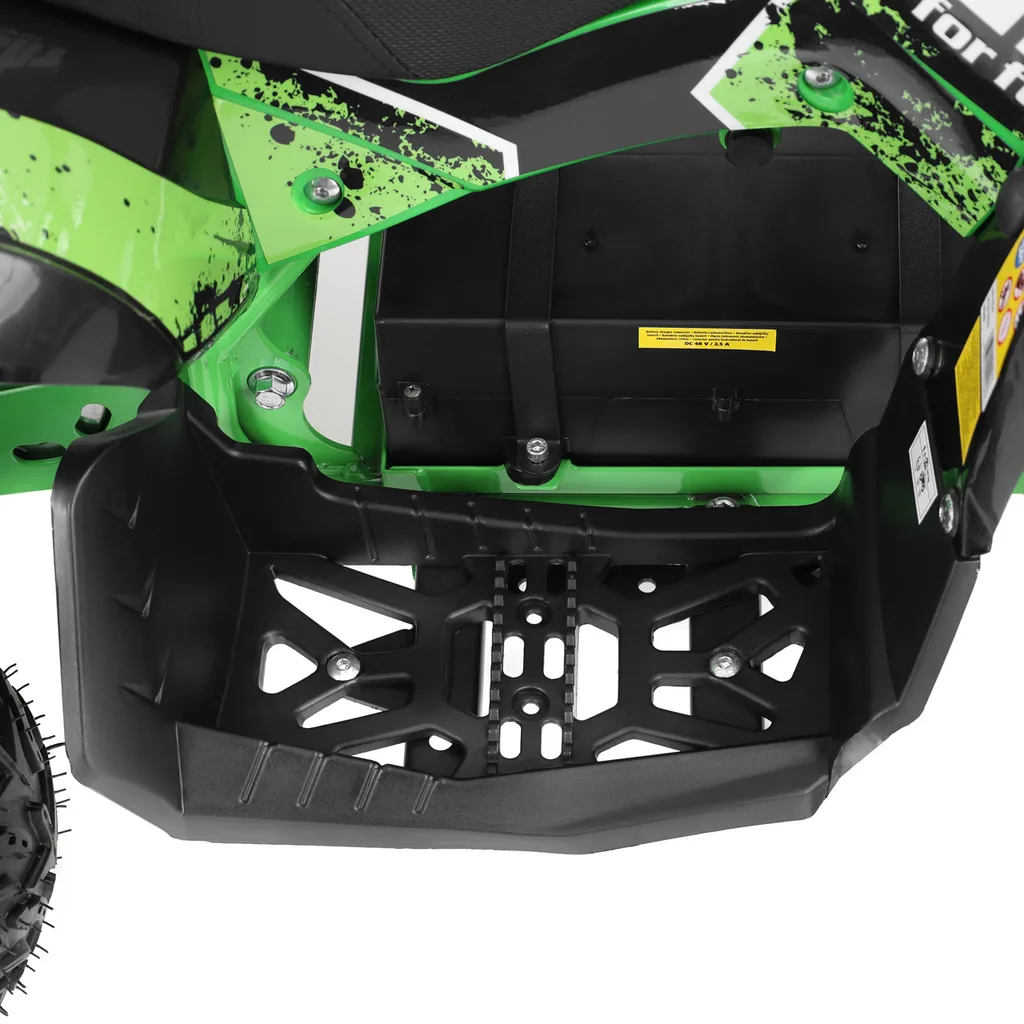 ATV electric Kinder Eco Wolf XXL 1200W 48V cu 3 viteza 6 inch, culoare verde [4]