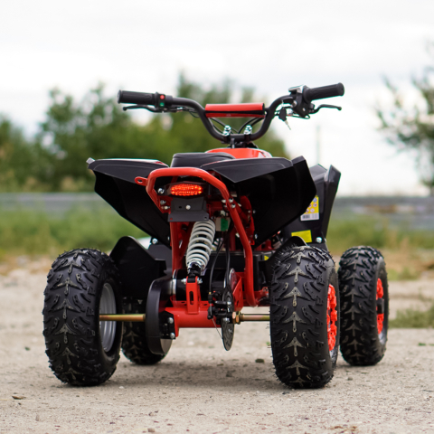 ATV electric Kinder Eco Wolf XXL 1200W 48V cu 3 viteza 6 inch, culoare Rosie [7]