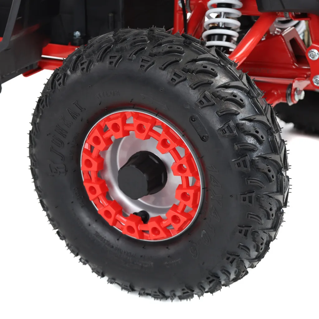 ATV electric Kinder Eco Wolf XXL 1200W 48V cu 3 viteza 6 inch, culoare Rosie [1]