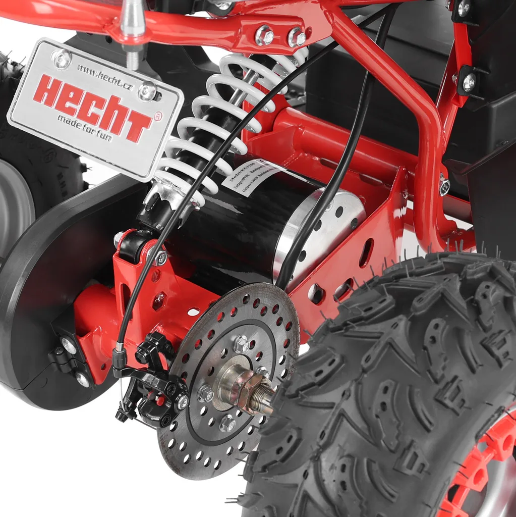 ATV electric Kinder Eco Wolf XXL 1200W 48V cu 3 viteza 6 inch, culoare Rosie [9]