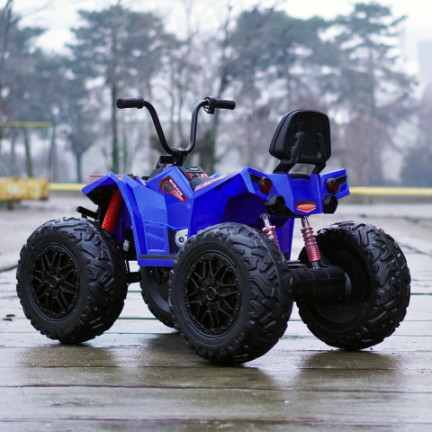 ATV electric pentru copii MonsterQuad 400W 24V 14Ah Albastru [7]