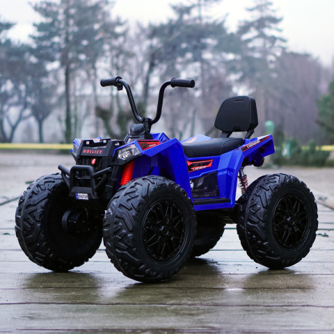 ATV electric pentru copii MonsterQuad 400W 24V 14Ah Albastru [9]