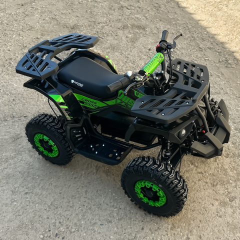 ATV electric NITRO Dusty VX Cross 1000W 36V Snowy tyres, culoare verde [12]