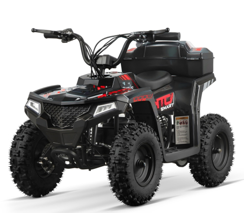 Produse in stoc - ATV electric NITRO E-QUAD Acanto 1000W cu baterie 36V 8Ah Lithium, culoare rosie