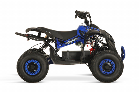 ATV electric NITRO Eco Avenger XXL 1000W 48V cu 3 viteza 6 inch BigTyre, Albastra [4]