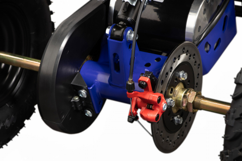 ATV electric NITRO Eco Avenger XXL 1000W 48V cu 3 viteza 6 inch BigTyre, Albastra [7]