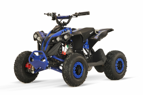 ATV electric NITRO Eco Avenger XXL 1000W 48V cu 3 viteza 6 inch BigTyre, Albastra [1]