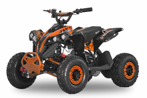 ATV electric NITRO Eco Avenger XXL 1000W 48V cu 3 viteza 6 inch BigTyre, Portocaliu [1]
