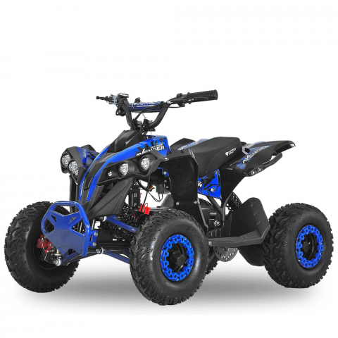 ATV & UTV Electrice - ATV electric NITRO Eco Avenger XXL 1000W 48V cu 3 viteza 6 inch BigTyre, Albastra