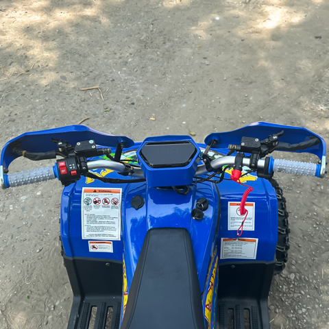 ATV electric Nitro Eco Balu 1600Wp 48V 20Ah cu roti 7 inch si diferential, albastru [12]
